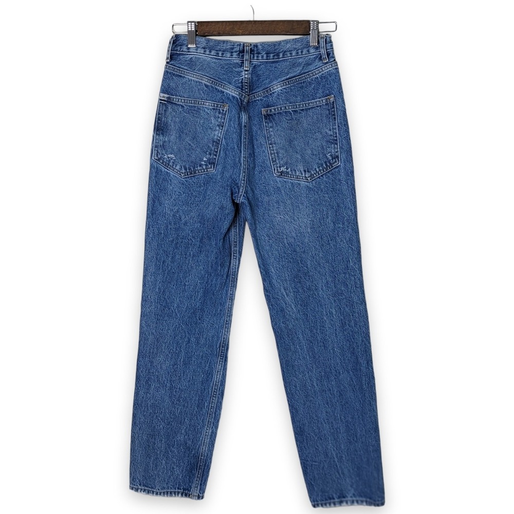 BDG‎ Urban Outfitters Relaxed Straight Jeans Ripped Hi Rise Womens Sz 25 Grunge - Picture 3 of 8
